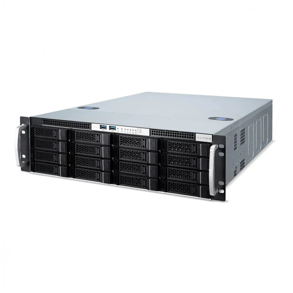 Сервер Altos S340 F6 2x550W/Xeon E-2356G/MEM 16G*1/M.2 512G/9361-4i/C13EU16A*2/No OS