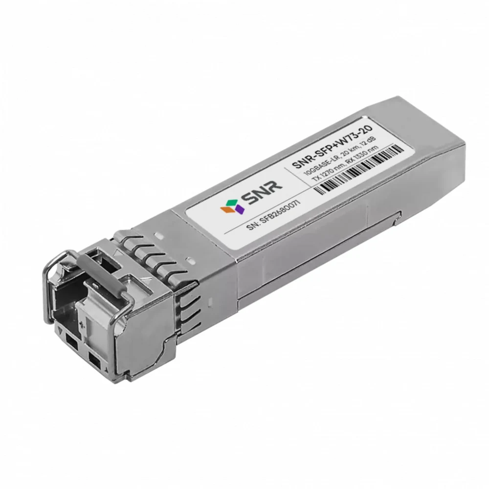 Трансивер SNR Модуль SFP+ WDM, дальность до 20км (12dB), 1270нм