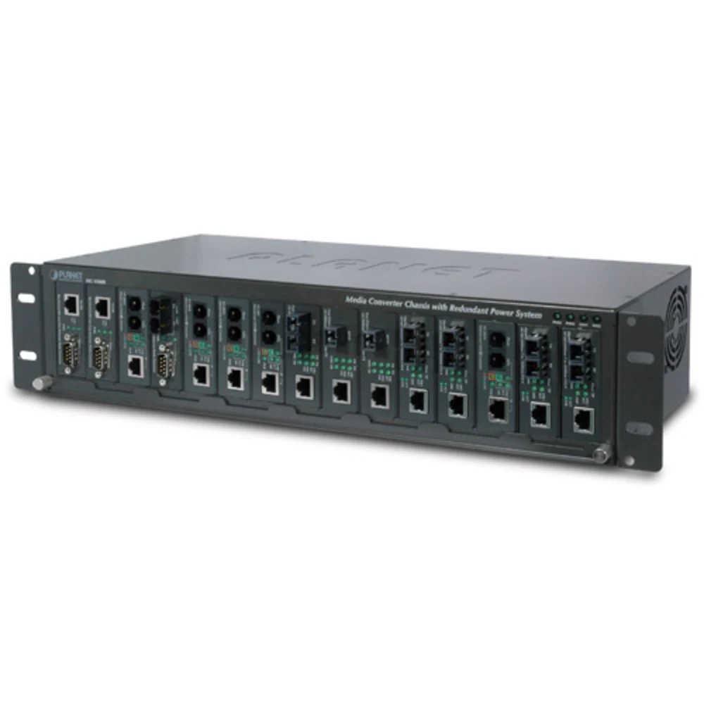 MC-1500R шасси для уставнки медиаконвертеров/ 15-slot 19" Media Converter Chassis with Redundant Power Option