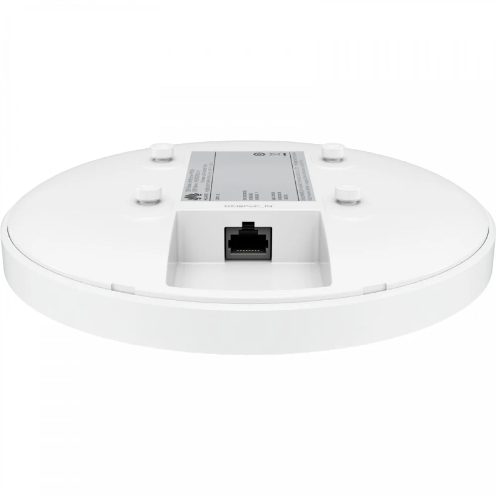Точка доступа, Huawei, AP362H, внутренняя, Wi-Fi 6 (802.11a/b/g/n/ac/ax), AX3000 (до 2.975 Гбит/с), 22 MIMO, до 256 пользователей, GE (RJ45) 1, PoE 802.3af/at, smart antenna, до 30 м, настенный/пото
