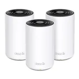 Бесшовный Mesh роутер TP-Link Deco XE75 Pro (DECO XE75 PRO(3-PACK)) AXE5400 100/1000/2500BASE-T белый (упак.:3шт)
