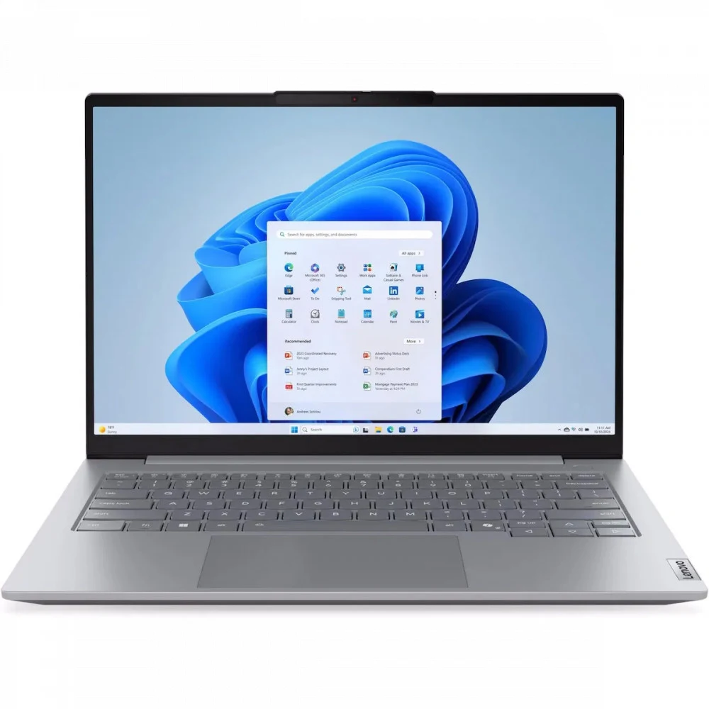 Ноутбук Lenovo ThinkBook 14 G8 IAL/Intel Core Ultra 9 185H/14" WUXGA/Win11Pro/16GB/512GB SSD PCIe Gen4/Intel Arc Graphics/Wi-Fi 6E/FPR/FHD IR Camera/Backlit/1YR