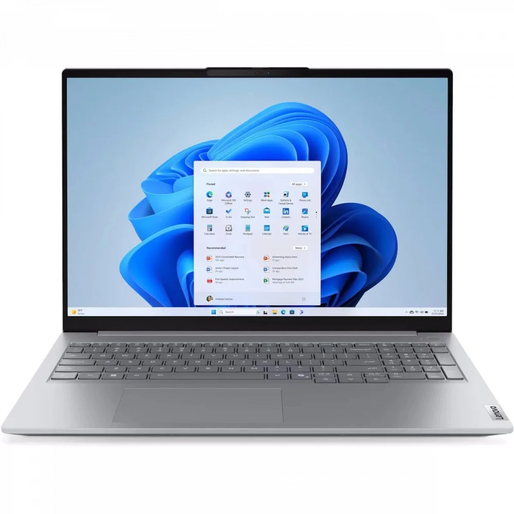 Ноутбук Lenovo ThinkBook 16 Gen 9/i5-13420H/16" WUXGA/Win11Pro/16GB/512GB SSD/Intel UHD/FHD IR/2YR/FPR/Backlit ThinkBook