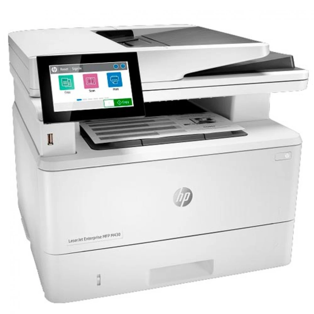 МФП HP Europe/LaserJet Enterprise M430f/Принтер-Сканер(АПД-50с.)-Копир-Факс/A4/38 ppm/1200x1200 dpi 3PZ55A#B19