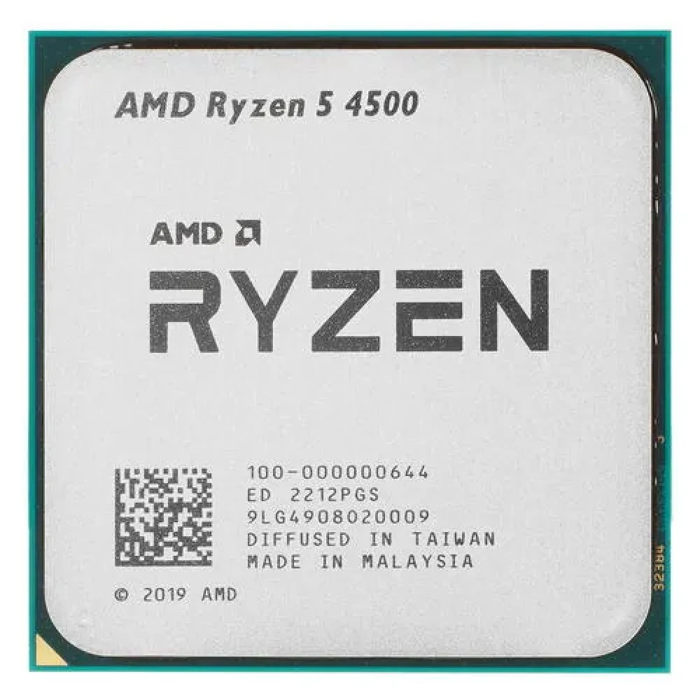 Процессор CPU AMD Ryzen 5 4500 TRAY <100-000000644> (AM4, 3.6GHz up to 4.1GHz/6x512Kb+8Mb, 6C/12T, 7nm, 65W, unlocked)