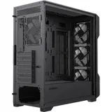 Компьютерный корпус, Gamemax, Siege BK, 9101-0800R0031, ATX/MATX/ITX, 2*3.5"/3*2.5", Высота кулера до 165 мм, Длина VGA до 410 мм, 465x210x485 мм, Без Б/П, Черный
