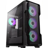 Компьютерный корпус, Gamemax, Siege BK, 9101-0800R0031, ATX/MATX/ITX, 2*3.5"/3*2.5", Высота кулера до 165 мм, Длина VGA до 410 мм, 465x210x485 мм, Без Б/П, Черный