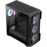 Компьютерный корпус, Gamemax, Siege BK, 9101-0800R0031, ATX/MATX/ITX, 2*3.5"/3*2.5", Высота кулера до 165 мм, Длина VGA до 410 мм, 465x210x485 мм, Без Б/П, Черный