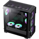 Компьютерный корпус, Gamemax, Siege BK, 9101-0800R0031, ATX/MATX/ITX, 2*3.5"/3*2.5", Высота кулера до 165 мм, Длина VGA до 410 мм, 465x210x485 мм, Без Б/П, Черный