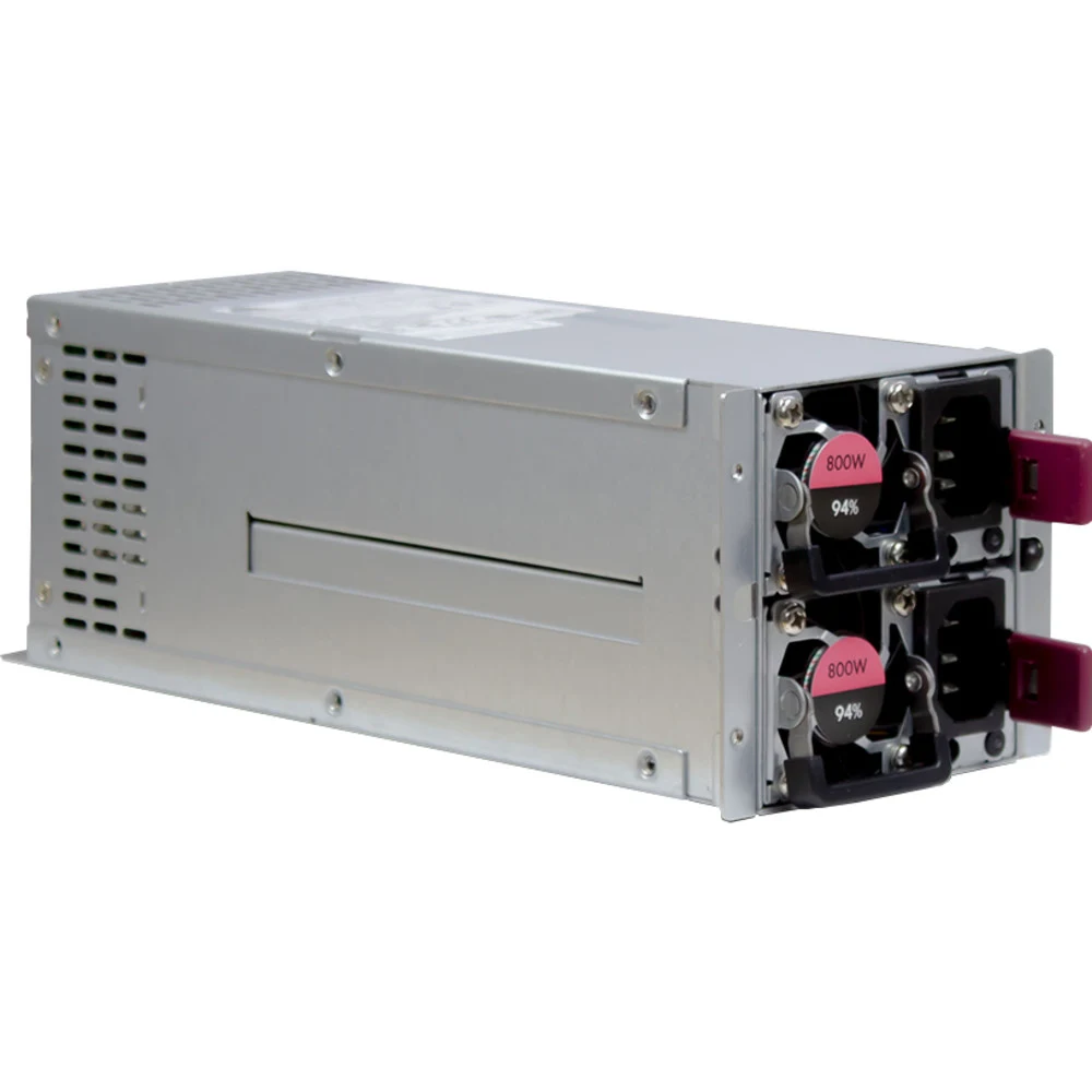 R2A-DV0800-N 2U Redundant 800W (ШВГ=77.5*84*225mm), 80+ Gold, Oper.temp 0C~50C, AC/DC Dual input, 2x U1A-D10800-DRB CRPS modules + PBD frame (ASPower) RTL {4}