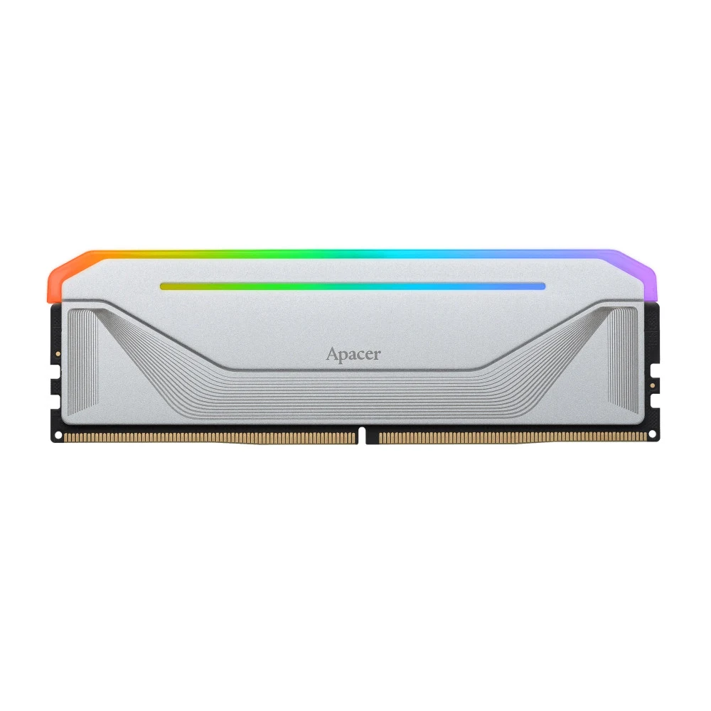 Оперативная память Apacer DDR5 16GB 6000MHz DIMM NOX RGB White Gaming Memory CL38 1.35V (Retail) 2048*8 Heat Sink (Retail) 3 years (AH5U16G60C622NWAA-1)