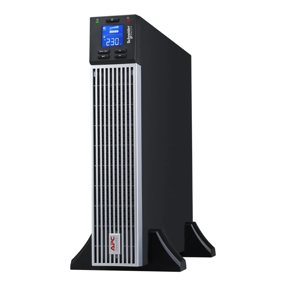 Источник бесперебойного питания, APC, Easy UPS SRVL1KRIRK, Li-Ion батареи, Онлайн, Мощность 1000ВА/900Вт, Стоечный 4U, 230В, Вых:6x IEC C13, Intelligent Card Slot, LCD, W/ rail kit, Чёрный