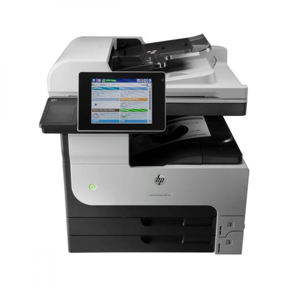 МФУ HP LaserJet MFP M725dn (ч/б., A3, 1200 dpi, 40 ppm, 1Gb, 8" LCD (touchscreen), HP LaserJet (~10000 стр.), Duplex)