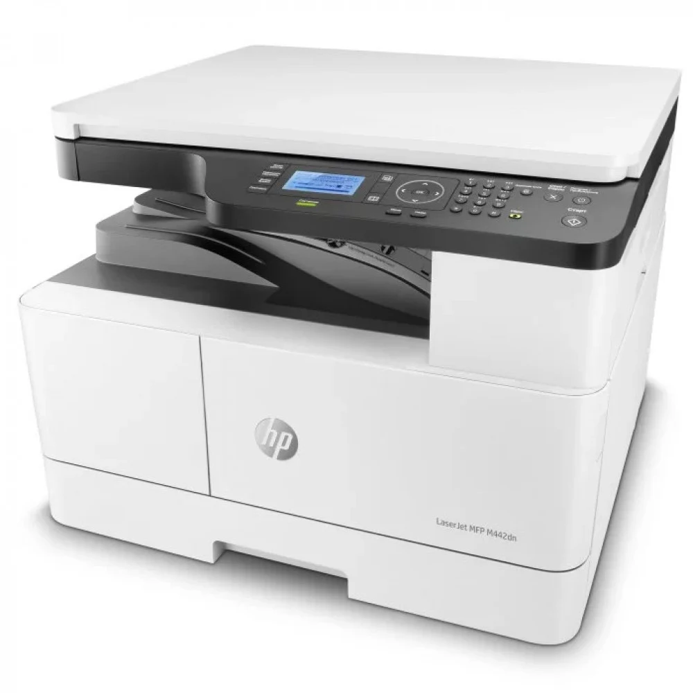 МФУ HP LaserJet M442dn MFP (ч/б., A3, 600 dpi, 24 ppm, 512Mb, 4-line LCD, Duplex, USB-кабель)