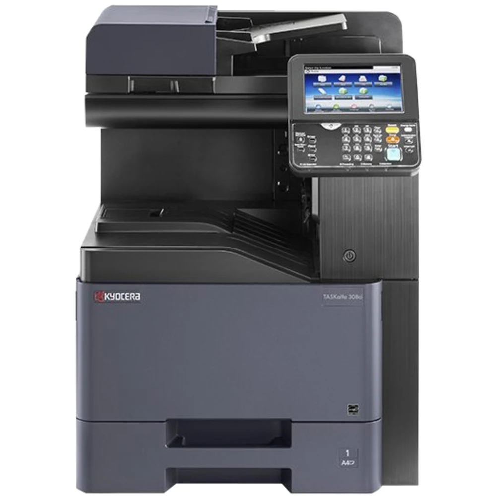 Kyocera TASKalfa 308ci, P/C/S, цв.лазерный, A4, 30 стр/мин, 1200x1200 dpi, 1 Гб, USB, Network, HyPAS, лоток 600 л., Duplex, автопод., без тонера