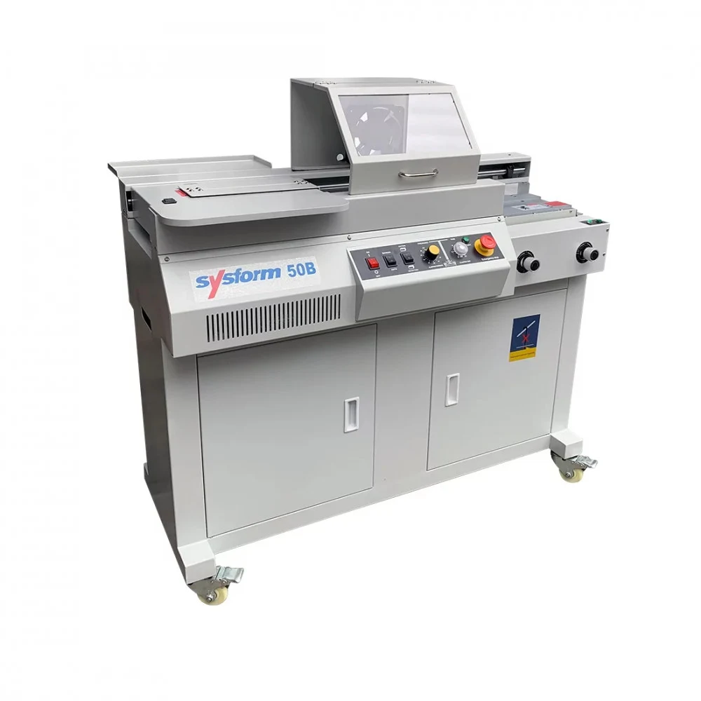 Термоклеевая переплётная машина, Sysform, Perfect Binder 50A, макс.толщена переплета (корешка) 320мм (А4), до 480 книг в час