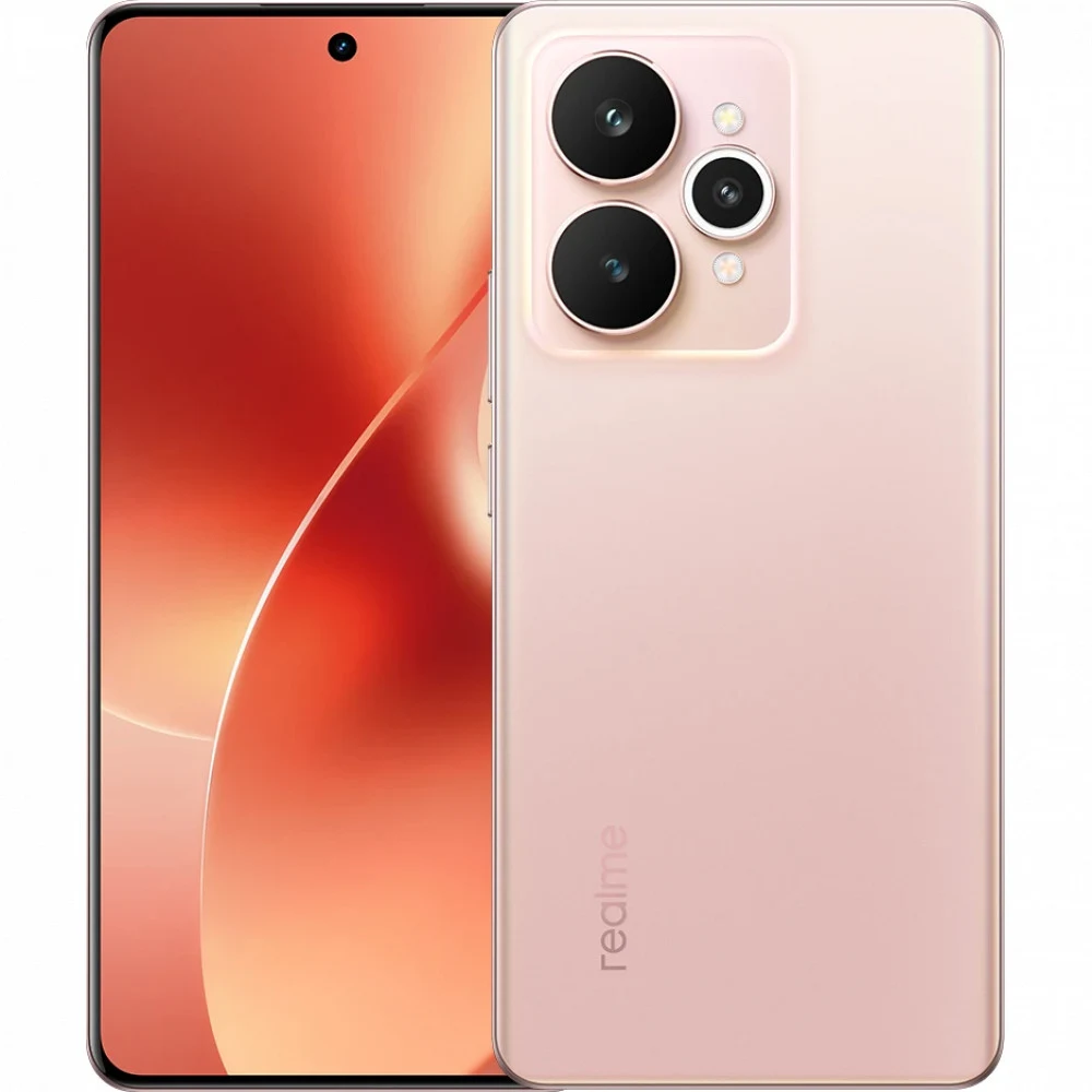 Смартфон Realme RMX5106 15 512Gb 12Gb розовый моноблок 3G 4G 6.78" 1264x2780 Android 15 50Mpix 802.11 a/b/g/n/ac/6 NFC GPS GSM900/1800 GSM1900