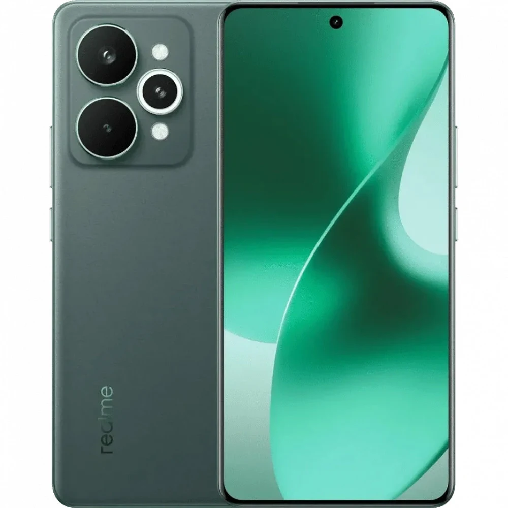 Смартфон Realme RMX5101 15 Pro 256Gb 8Gb зеленый моноблок 3G 4G 6.78" 1264x2780 Android 15 50Mpix 802.11 a/b/g/n/ac/6 NFC GPS GSM900/1800 GSM1900