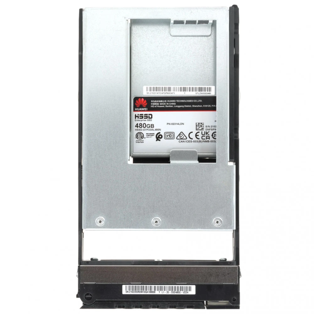 Твердотельный накопитель SSD, Huawei, L1-35-SSD480G, 480GB, SAS, 3.5", для СХД OceanStor 5220