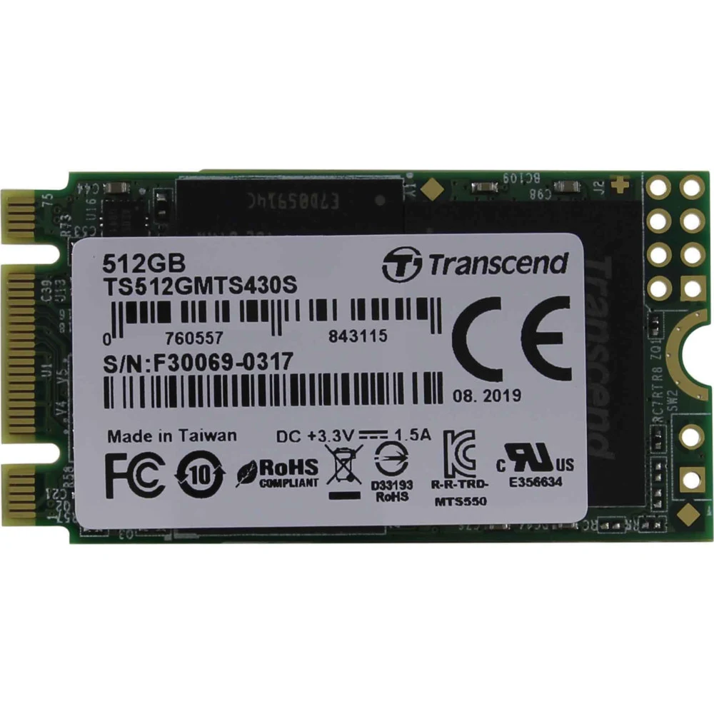 !!! ОПИСАНИЕ НЕПОЛНОЕ - Сверхкомпактный твердотельный накопитель Transcend SSD 430S в форм-факторе M.2 создан на основе самой современной технологии 3D NAND, оснащен интерфейсом SATA III 6 Гбит/с, о