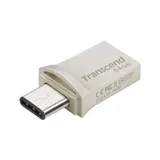 Флеш накопитель 64GB Transcend JetFlash 890, USB 3.1/USB Type-C, Серебряный