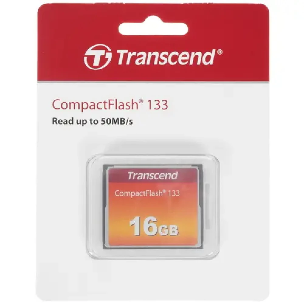 Карта памяти Compact Flash 16Gb Transcend <133x>