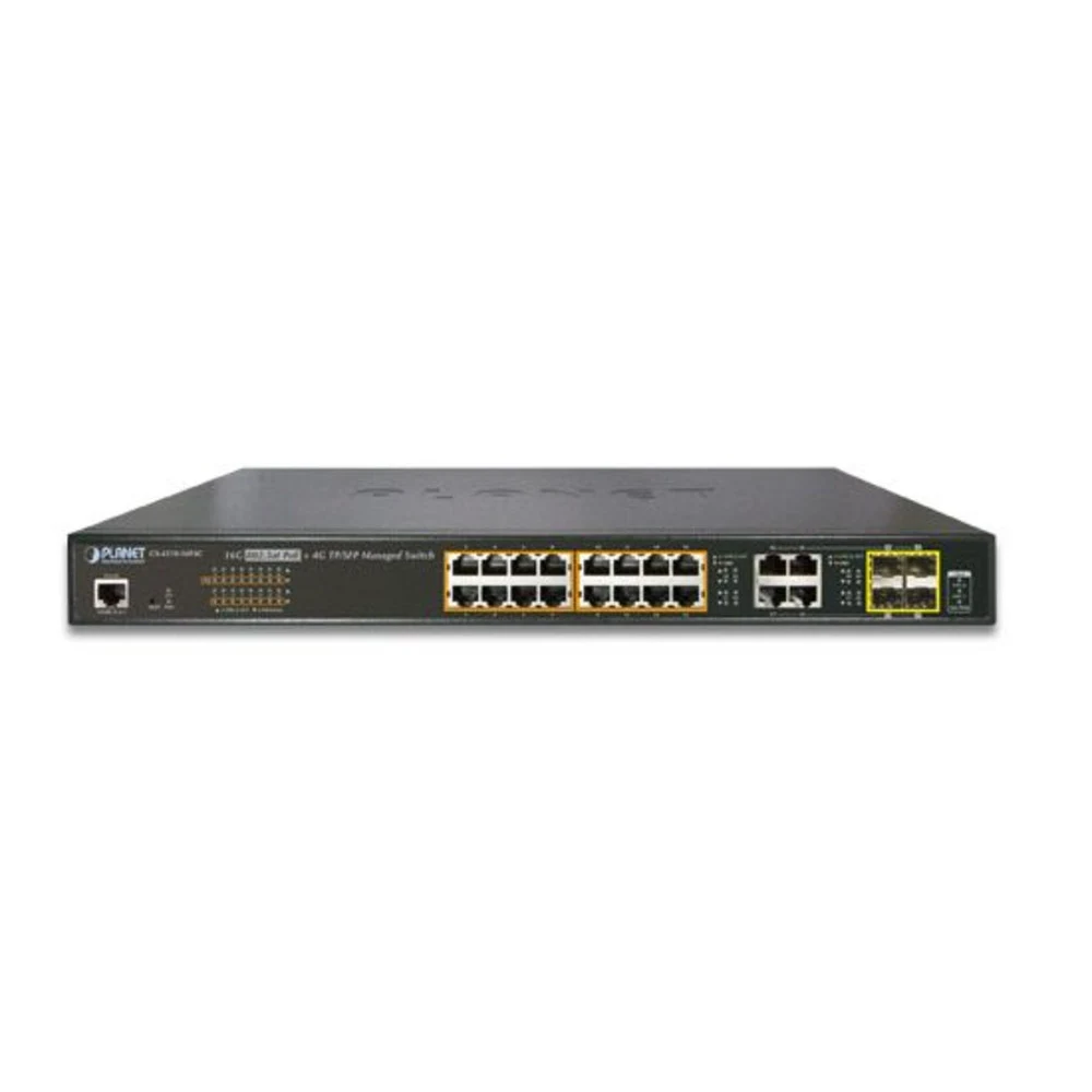 IPv6/IPv4, 16-Port Managed 802.3at POE+ Gigabit Ethernet Switch + 4-Port Gigabit Combo TP/SFP (220W) Основные характеристики Тип коммутатора Управляемый (Layer 2) Технология доступа Ethernet Тип раз