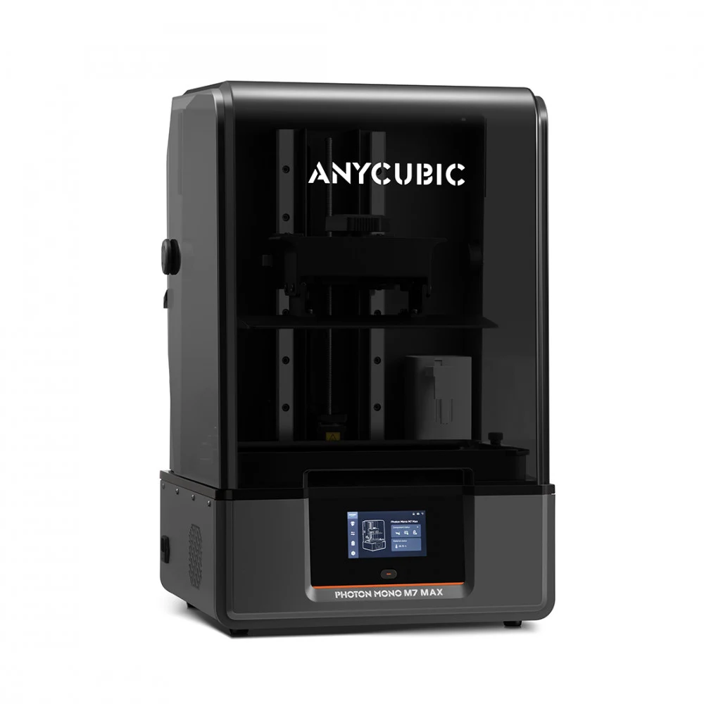 Фотополимерный 3D принтер, Anycubic, Photon Mono M7 Max PM7MBK0C-O, 14.3 литра, 297.5х164х300 мм, до 63 мм/ч, Экран 13.6" 7K (COB), Автоподача смолы, 4-точечная калибровка, Сенсорный дисплей 4.3", U