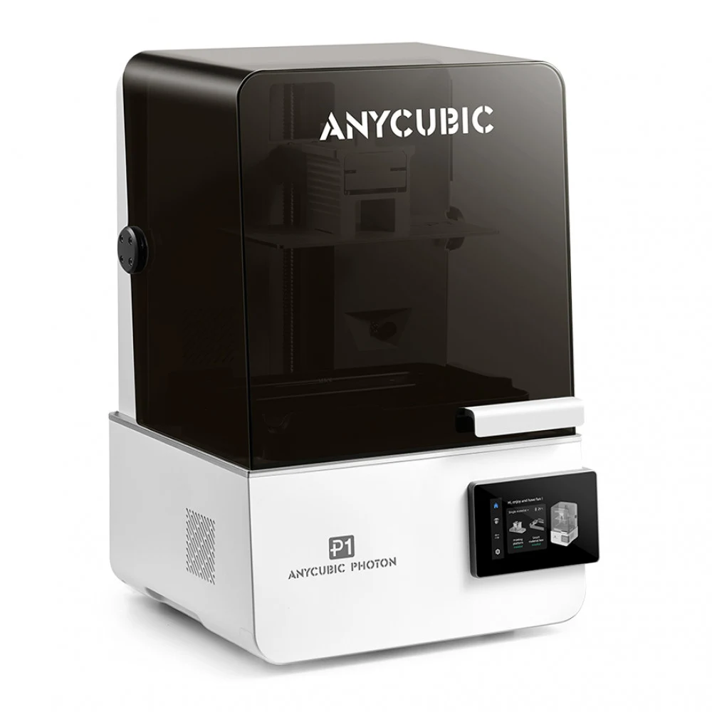 Фотополимерный 3D принтер, Anycubic, Photon P1 PP10BK0A-O, 6.5 литра, 223х126х230 мм, 35 мм/ч, Экран 10.1" 14K (COB+Fresnel+Mask), Подогрев ванны, Сенсорный дисплей 4.5", USB, LAN, Wi-Fi
