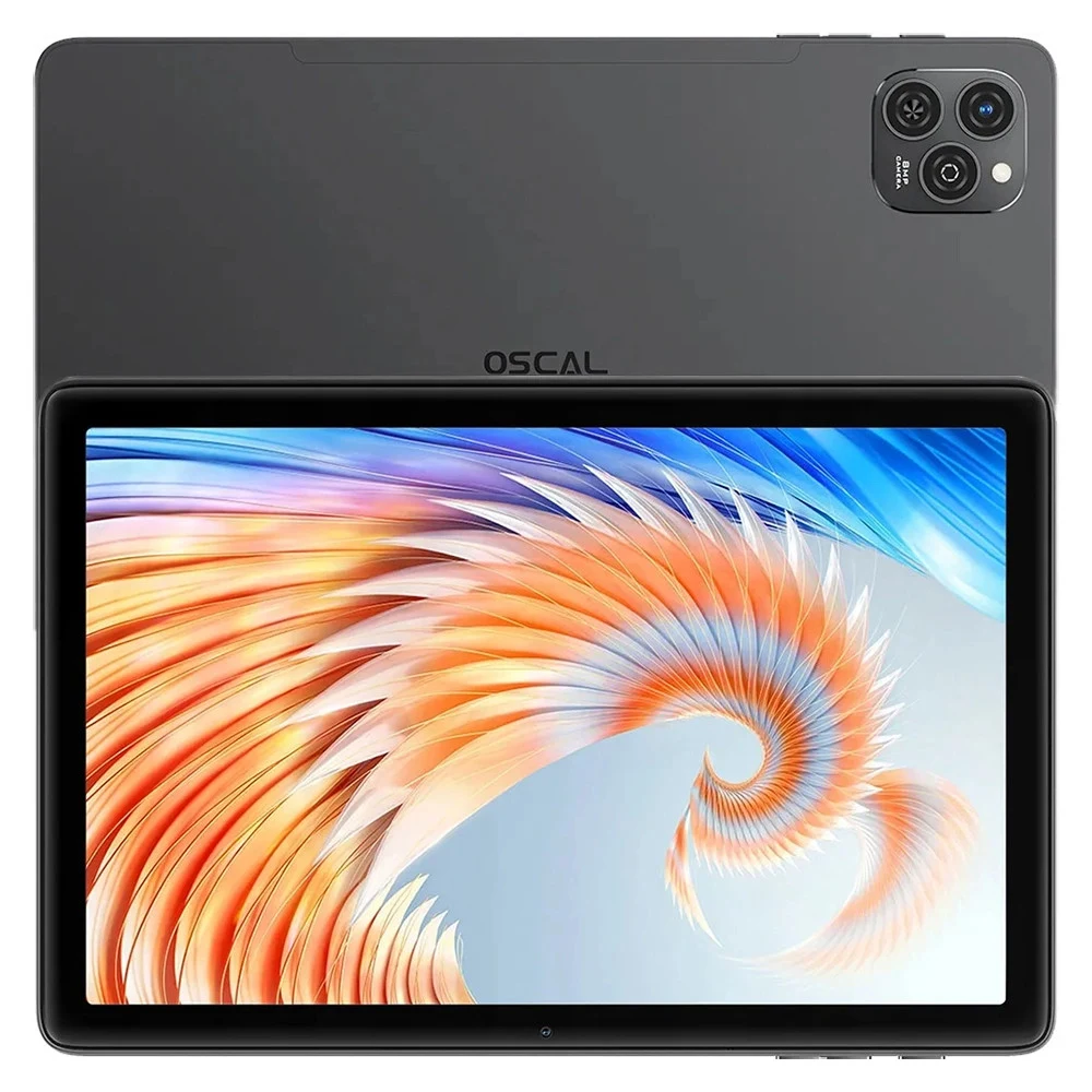 Планшет Oscal Pad 9, 4/128GB, 10.1" IPS, 800х1280, BT5.0, microSD, Titanium Grey