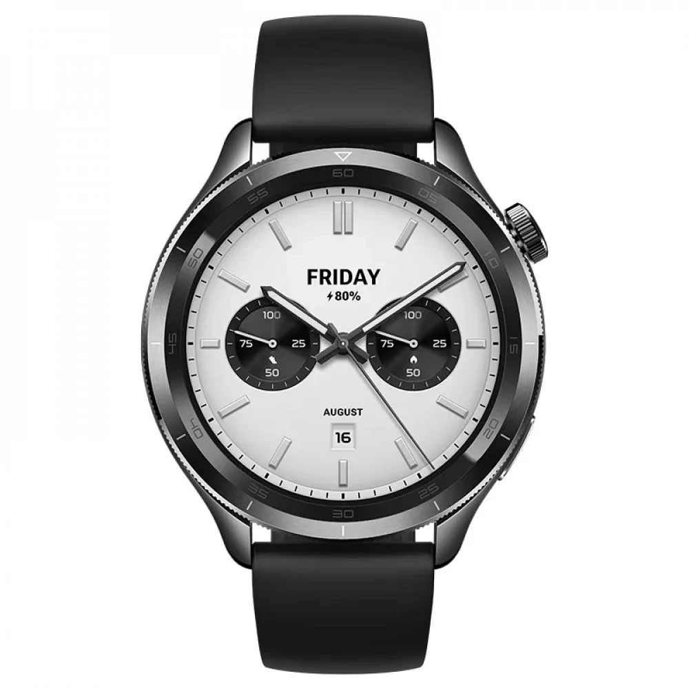 Смарт-часы Xiaomi Watch S4 M2425W1, 1.43"/466x466, BT5.3, GPS, NFC, 486mAh, Black