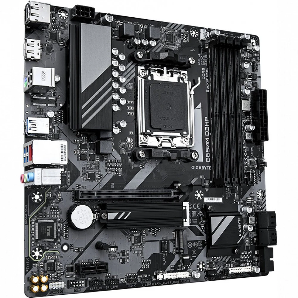 Материнская плата GIGABYTE AMD B650 SAM5 MATX B650M D3HP 1.3