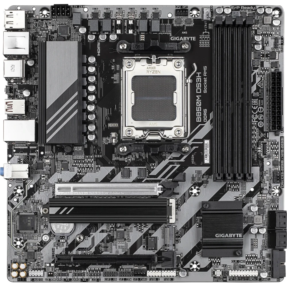 Материнская плата AMD B850 SAM5 MATX B850M DS3H 1.2 GIGABYTE