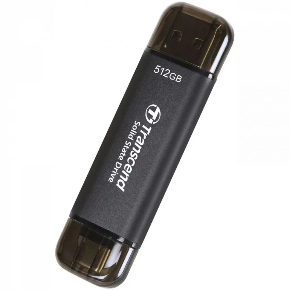 ESD310 — это самый маленький портативный твердотельный накопитель Transcend, который обеспечивает молниеносную скорость передачи данных 10 Гбит/с. Укомплектован двумя разъемами USB Type-A и Type-C.