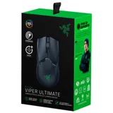 Компьютерная мышь, Razer, Viper Ultimate, RZ01-03050200-R3G1, Оптическая 20000dpi (сенсор Focus+), 650 IPS, 50G, 8 кнопок, Подсветка Chroma настраиваемая 16.8 млн цветов, Беспроводная, 125.7 x 70 x