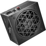 Блок питания, 1STPLAYER, NGDP HA-1000BA3-BK, 1000W, ATX 3.0, APFC, PLATINUM, 20+4pin, 2*4+4pin, 12*Sata, 4*Molex, 4*PCI-E 6+2pin, 1*(16pin)12VHPWR, Modular, Вентилятор 12см, 140x150x86 мм, Черный