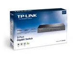 TP-Link TL-SG1008 8-портовый гигабитный коммутатор 8-портовый гигабитный настольный коммутатор Кабель питания Руководство по настройке Комплект креплений для монтажа в стойку Резиновые ножки