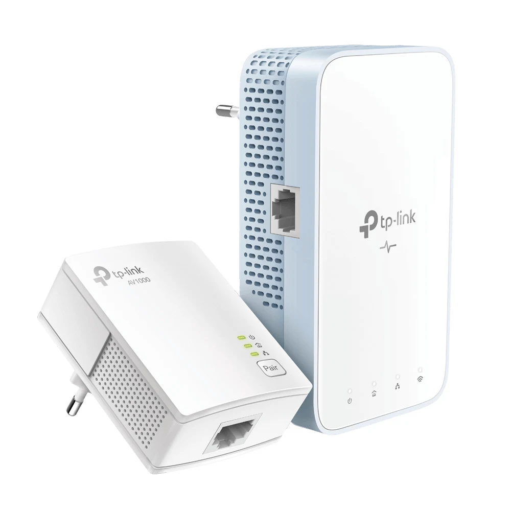 AV1000 Комплект гигабитных Wi-Fi адаптеров Powerline со встроенной розеткой СКОРОСТЬ: 300 Мбит/с на 2,4 ГГц + 433 Мбит/с на 5 ГГц, Powerline 1000 Мбит/с ХАРАКТЕРИСТИКИ: процессор Qualcomm, HomePlug
