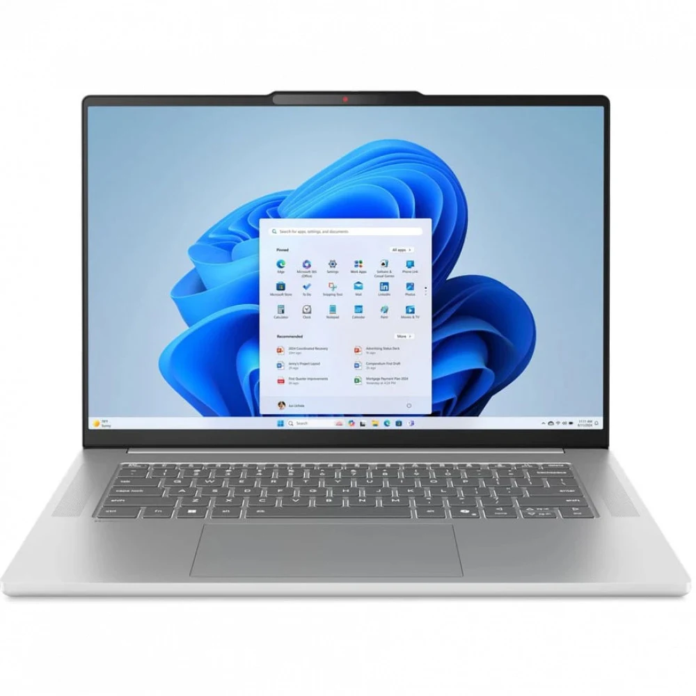 Ноутбук Lenovo IdeaPad Slim 5 15ARP10/15.1" WQXGA OLED 2560x1600/AMD Ryzen 5 7535HS/16 Gb/512 Gb SSD/AMD Radeon Graphics/No OS/серый/1.49 кг