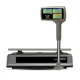Торговые настольные весы M-ER 328 ACPX-6.1 "TOUCH-M" LCD "Индикация: ЖКИ с подсветкой Габариты: 350х390х590 мм Платформа: 325x230 мм Питание: адаптер+аккумулятор Максимальный вес: 6 кг Минимальный в