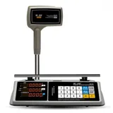 Торговые настольные весы M-ER 328 ACPX-6.1 "TOUCH-M" LED "Индикация: Cветодиодная Габариты: 350х390х590 мм Платформа: 325x230 мм Питание: адаптер+аккумулятор Максимальный вес: 6 кг Минимальный вес: