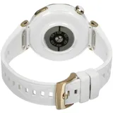 Смарт часы, Huawei, Watch GT 5 Pro JNA-B29F 42mm, Дисплей 1.32" цветной AMOLED-экран, Разрешение 466 x 466, Водонепроницаемые (5 АТМ), Вес 48 гр, (White Fluoroelastomer Strap) Белый