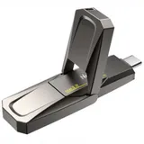Флеш-накопитель Netac US5 NT03US5C-512GB-32TA USB3.2 512GB black (zink alloy housing)+TypeC Solid St