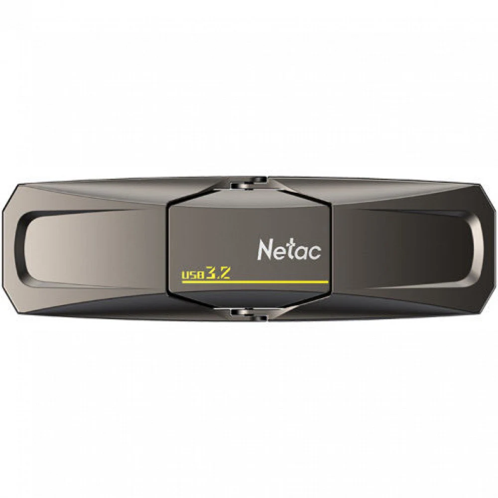 Флеш-накопитель Netac US5 NT03US5C-001T-32TA USB3.2 1TB black (zink alloy housing)+TypeC Solid State