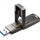 Флеш-накопитель Netac US5 NT03US5C-001T-32TA USB3.2 1TB black (zink alloy housing)+TypeC Solid State