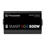 Блок питания, Thermaltake, Smart Pro RGB 500W, PS-SPR-0500NHSAWE-1, 500W, ATX, Standard, APFC, 20+4 pin, 4+4pin, 5*Sata, 4*Molex, 2*PCI-E 6+2 pin, FDD, Non-modular, Вентилятор RGB 12 см, 150*85*140м