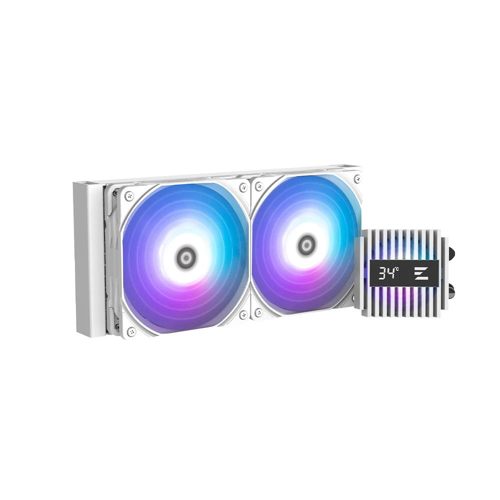Система водяного охлаждения Zalman Alpha2 A24 ARGB Soc-AM5/AM4/1200/1700/1851 белый 4-pin 29.7dB Al+Cu LCD 2000gr Ret (ALPHA2 A24 WHITE) [ALPHA2 A24 WHITE]