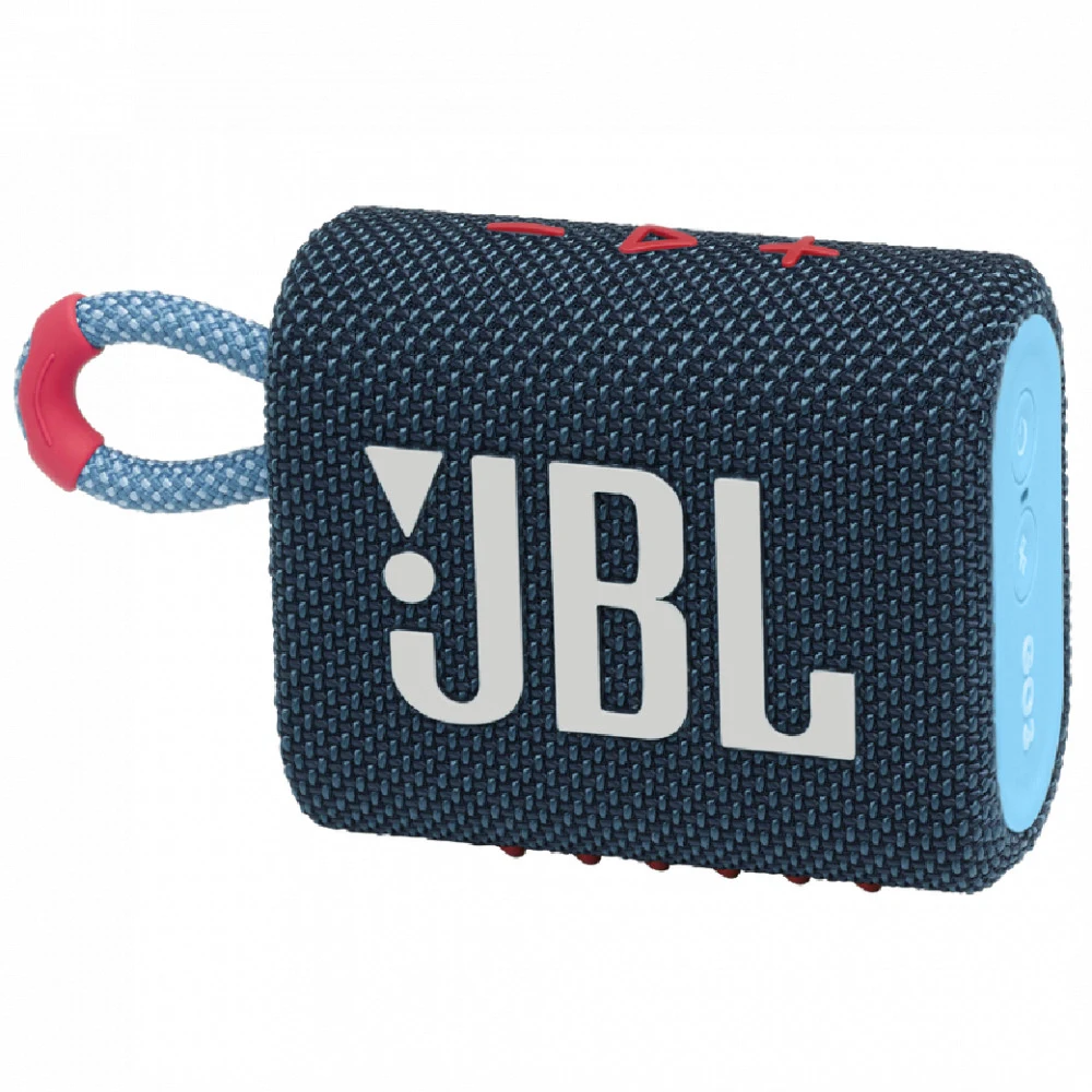 Колонки JBL GO 3 (1.0) - Blue-Pink, 4.2Вт, 110Hz-20kHz, 85dB, BT, USB