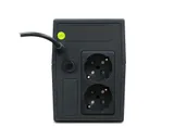 ИБП POWERMAN Back Pro 850, линейно-интерактивный, 850ВА, 480Вт, 2 евророзетки с резервным питанием, батарея 12В 9Ач 1 шт., 298мм х 101мм х 142мм, 4.9 кг./ UPS POWERMAN Back Pro 850, line-interactive