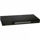 S1526-24P Коммутатор Unmanaged Multi functional PoE Switch (24 1000M PoE ports, 2 GE SFP ports built-in AC220V power supply 370W PoE power, rack-mounted installation)